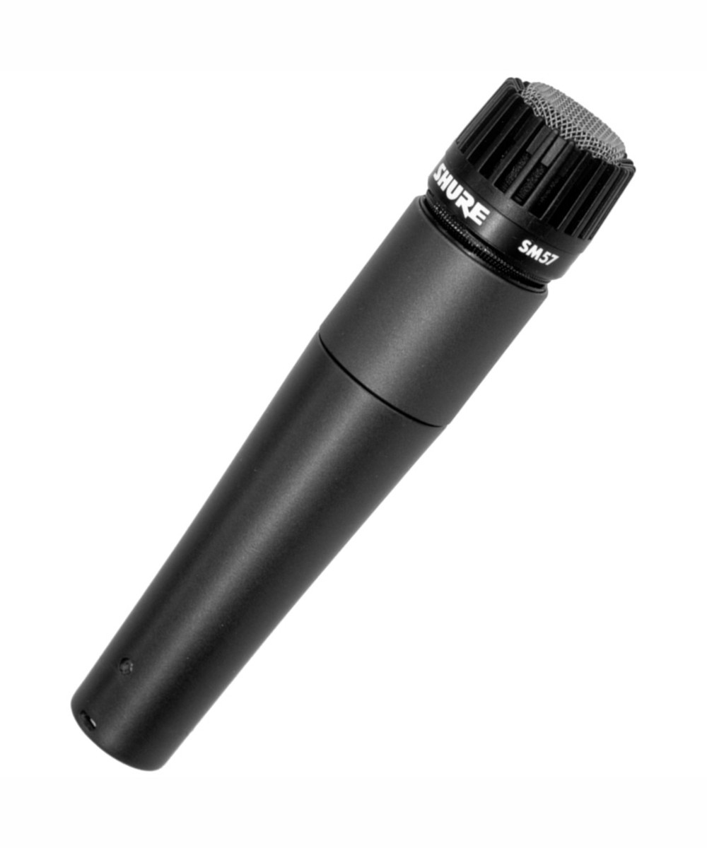 Shure SM57 dynamic instrument microphone for rental