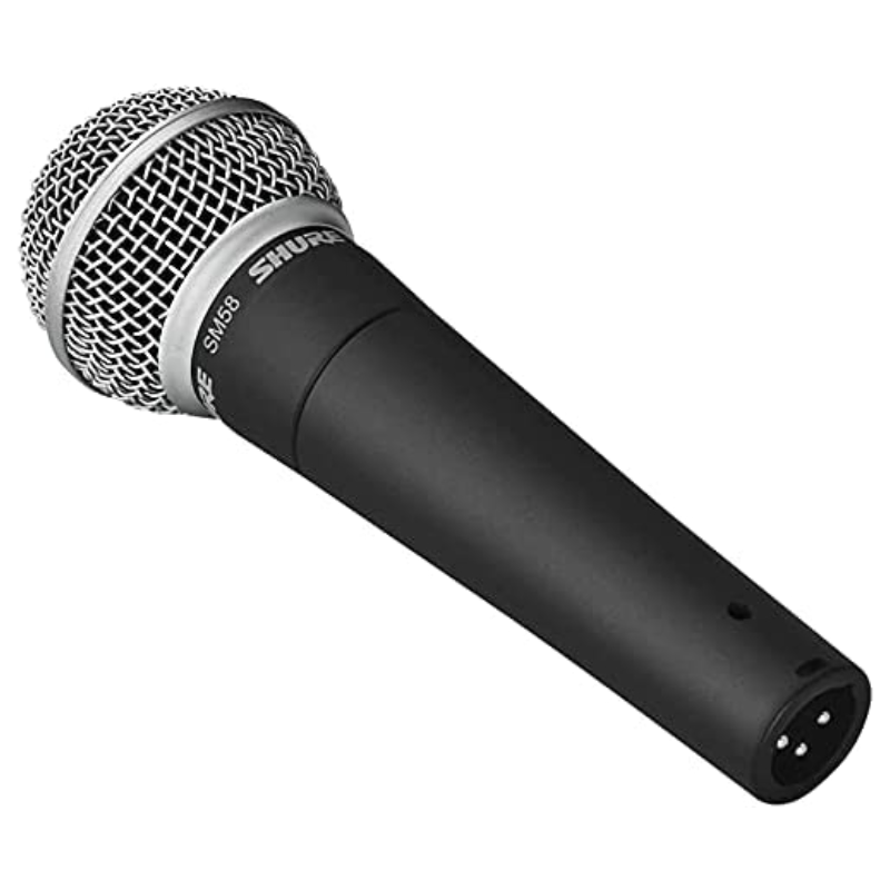 Shure SM58 dynamic vocal microphone for rental