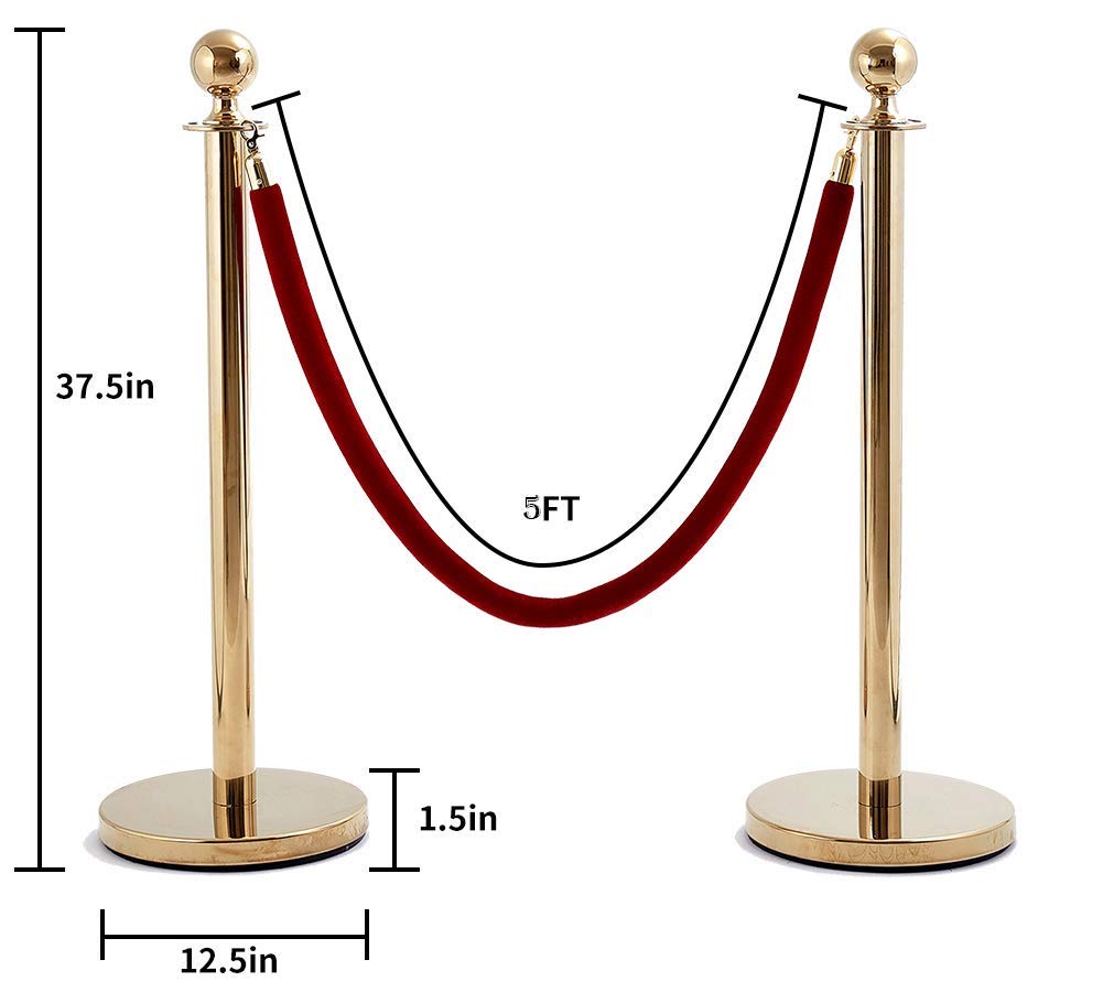 Stanchions available for entry or VIP area!
